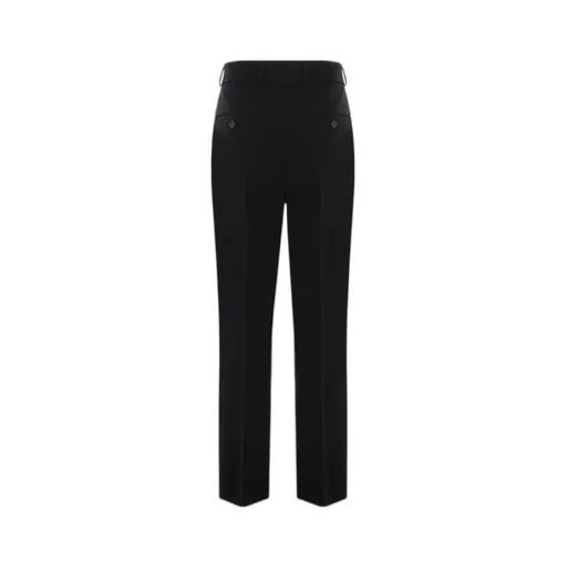 Belt-Looped Mid-Rise Trousers
