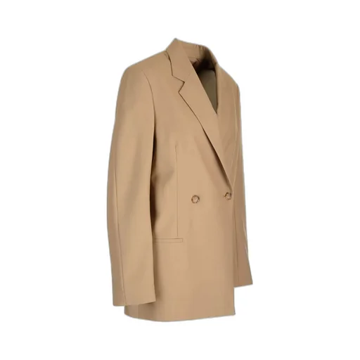 Pocketed Double-Breasted Blazer