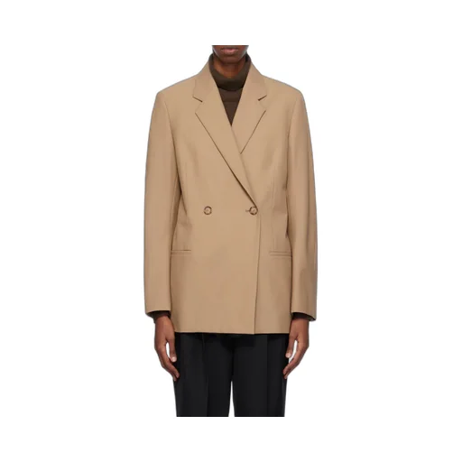 Pocketed Double-Breasted Blazer