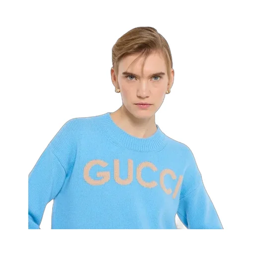 Soft Wool Top With Intarsia