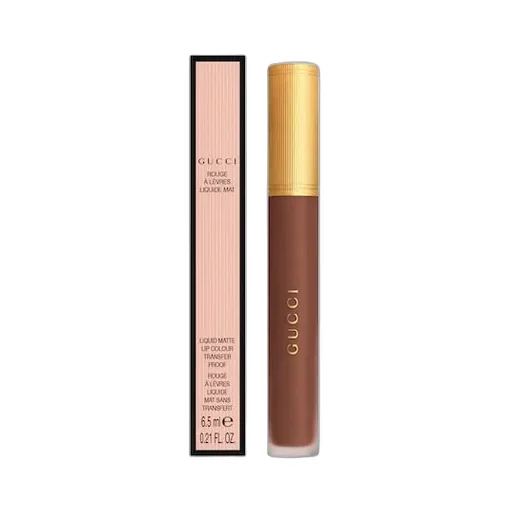 124 Emilie Brown Rouge à LÈVres Liquide Mat Lipstick