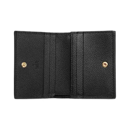 Gg Marmont Bi-Color Card Case Wallet