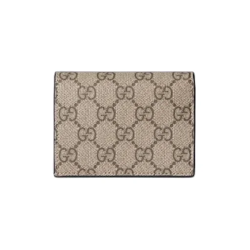 Gg Marmont Bi-Color Card Case Wallet