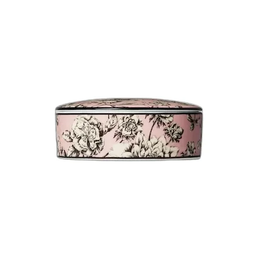 Flora Sketch Print Round Box