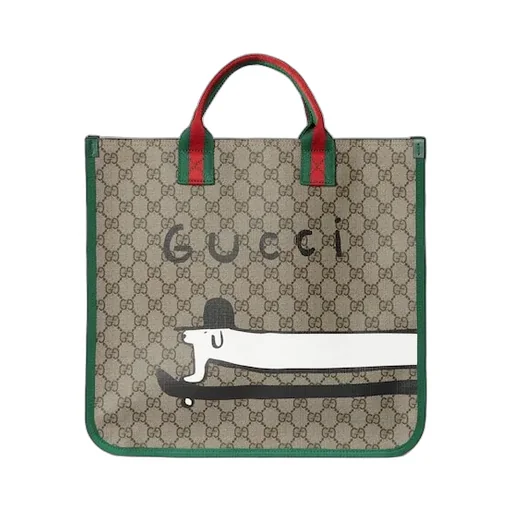 Children's Printed Gg Tote Bag