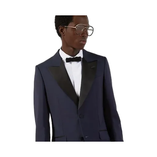 Fitted Mohair Wool Tuxedo