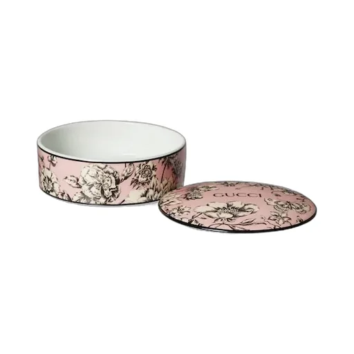 Flora Sketch Print Round Box