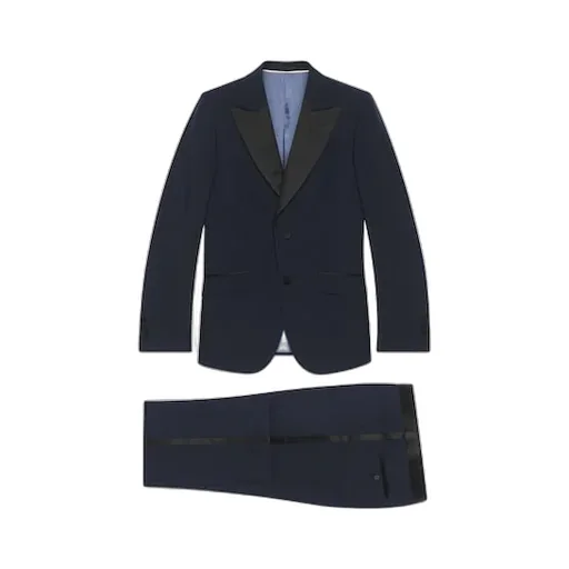 Fitted Mohair Wool Tuxedo