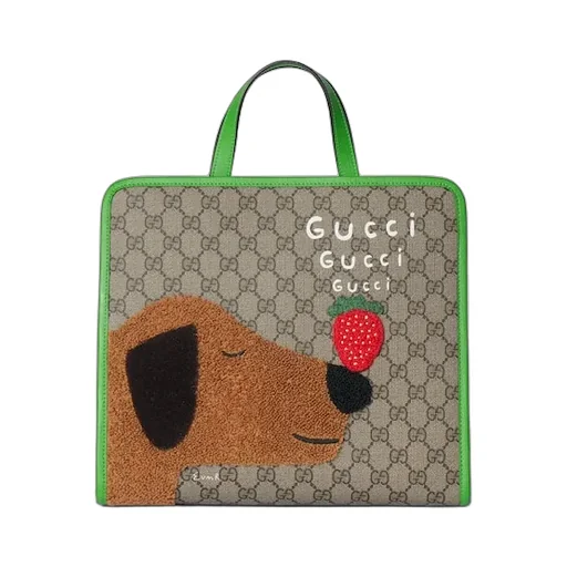 Children's Printed Gg Tote Bag