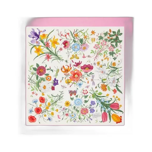 Printed Silk Twill Carré