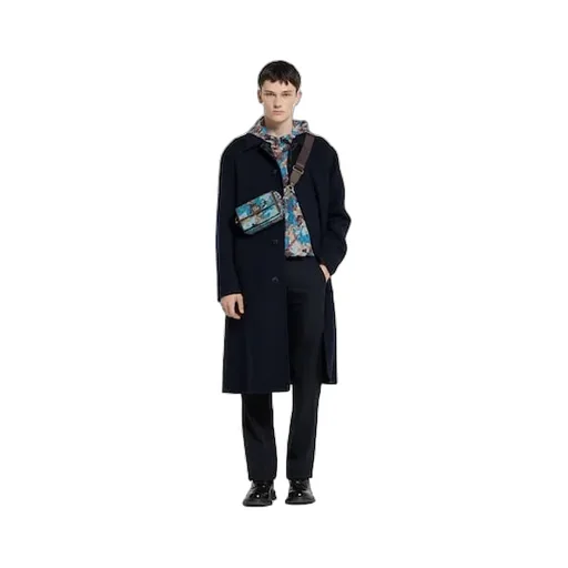 Printed Technical Poplin Zip Jacket