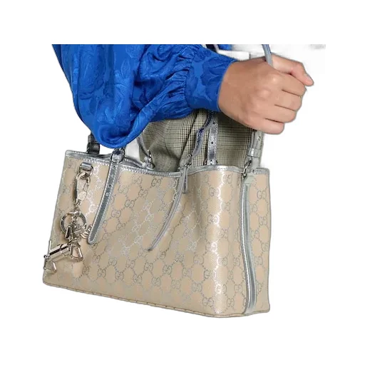 Gg Emblem Medium Tote Bag