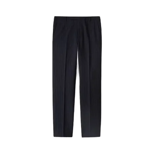 Pinstripe Wool Trousers