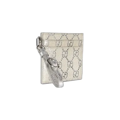 Gg Emblem Card Case With Strap