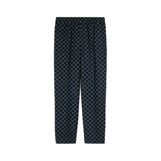 Gg Brushed Flannel Trousers