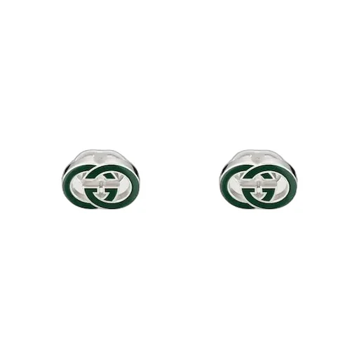 Interlocking Enamel Cufflinks