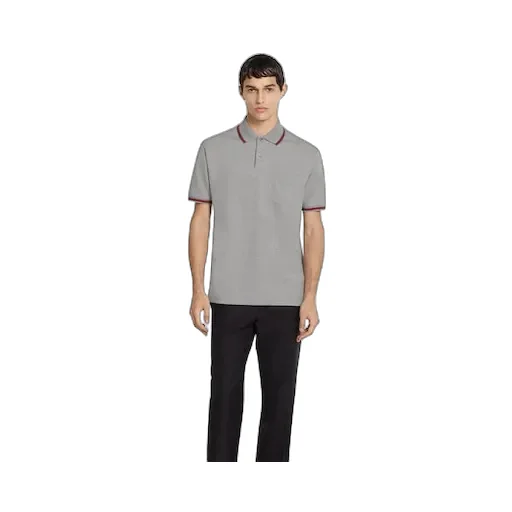 Cotton Piquet Polo Shirt With Embroidery