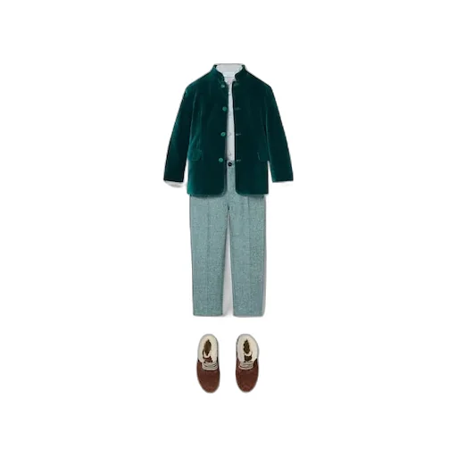 Children's Embroidered Cotton Shirt