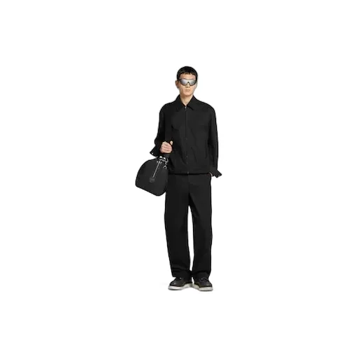 Cotton Twill Pant With Web Detail