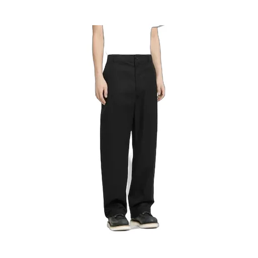 Cotton Twill Pant With Web Detail