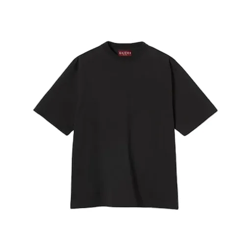 Cotton Jersey T-Shirt With Embroidery