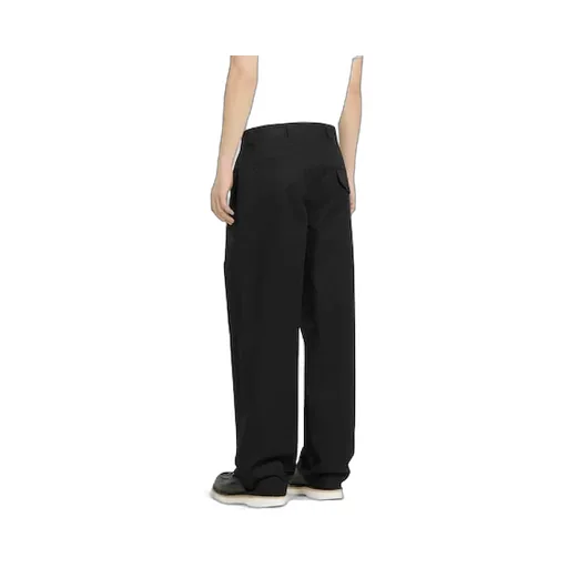 Cotton Twill Pant With Web Detail