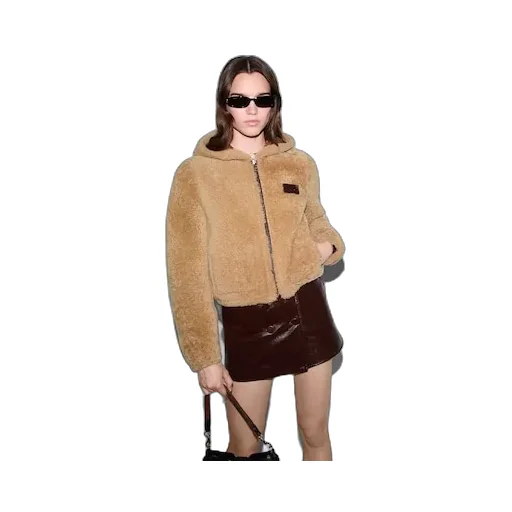 Reversible Shearling Bomber Jacket