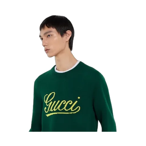 Knit Wool Jumper With Intarsia