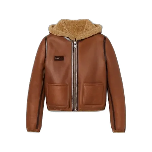 Reversible Shearling Bomber Jacket