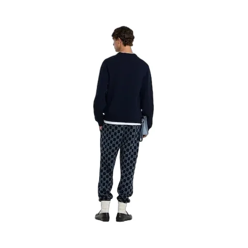 Knit Wool Jumper With Intarsia