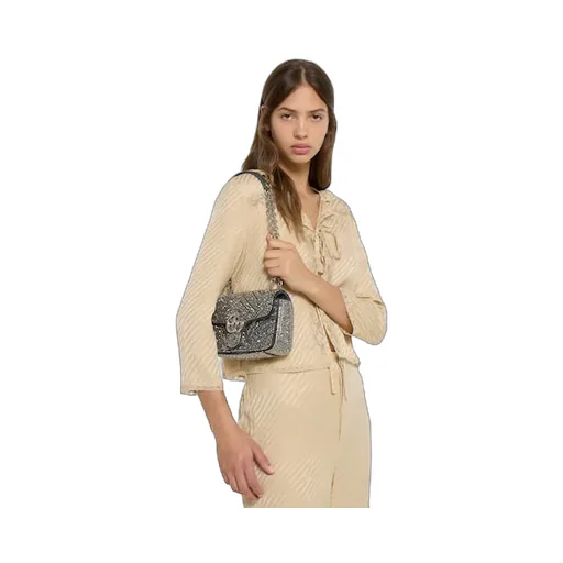 Gg Marmont Crystals Small Shoulder Bag