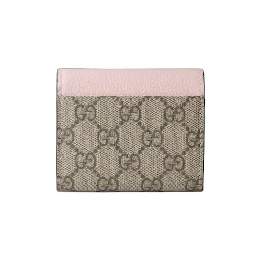 Bi-Colour Gg Marmont Mini Wallet