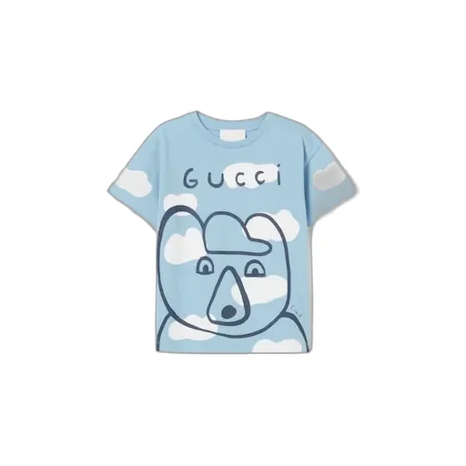 Baby Cotton T-Shirt With Print