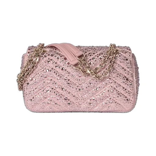 Gg Marmont Crystals Small Shoulder Bag