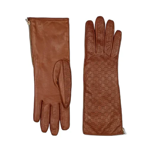 Gg Leather Gloves