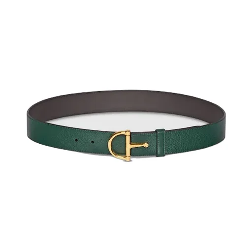 Belt With Half-Horsebit Buckle