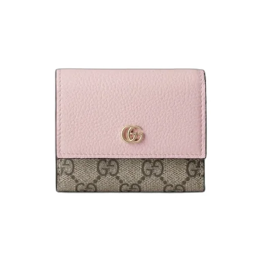 Bi-Colour Gg Marmont Mini Wallet