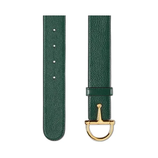 Belt With Half-Horsebit Buckle