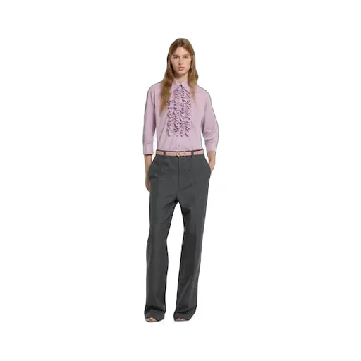 Thin Belt With Half-Horsebit Buckle