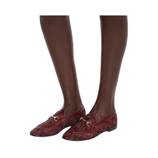 Gg Crystal Gucci Jordaan Loafer