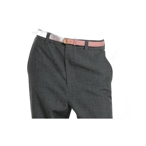 Thin Belt With Half-Horsebit Buckle