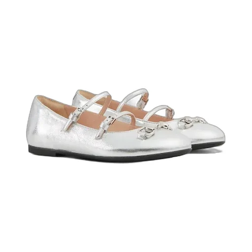 Children's Ballet Flat With Horsebit