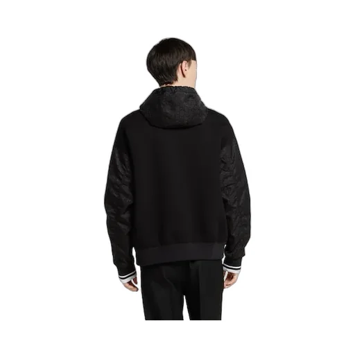 Jersey Wool Zip Jacket