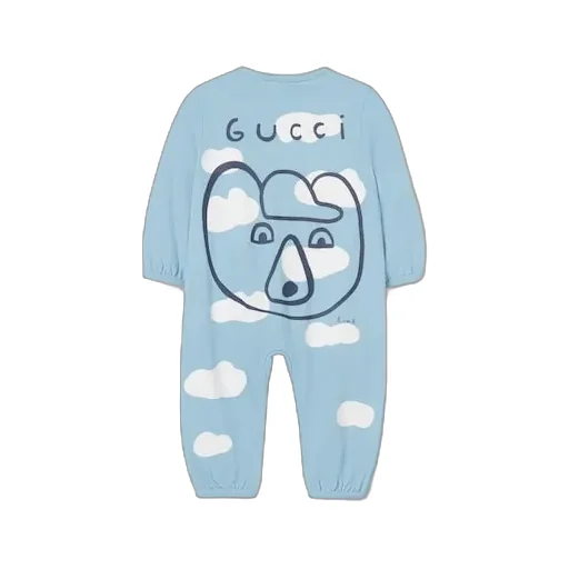 Baby Cotton One-Piece With Print