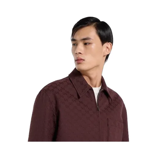 Gg Canvas Zip Jacket
