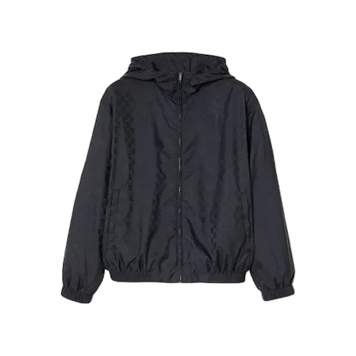 Gg Nylon Zip Jacket