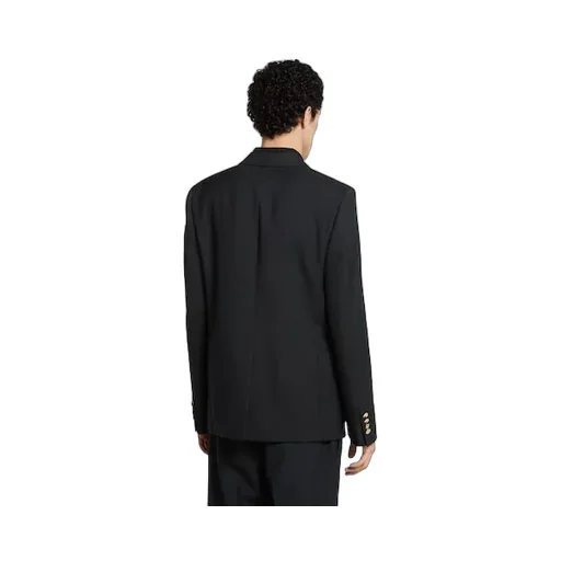Single-Breasted Wool Jacket