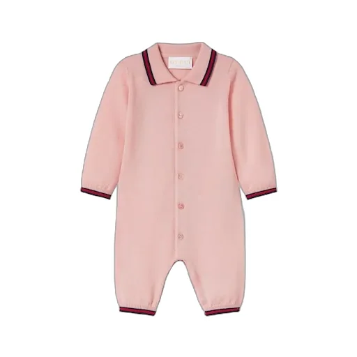 Baby Wool One-Piece With Web