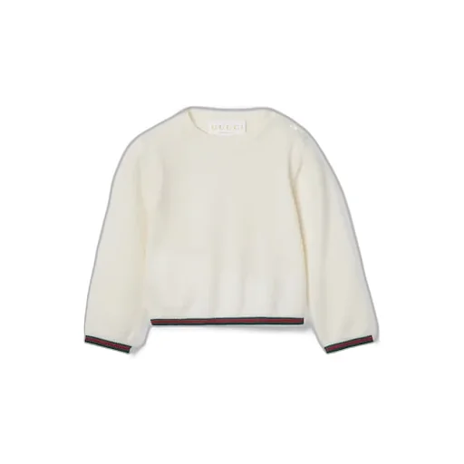 Baby Wool Sweater With Web