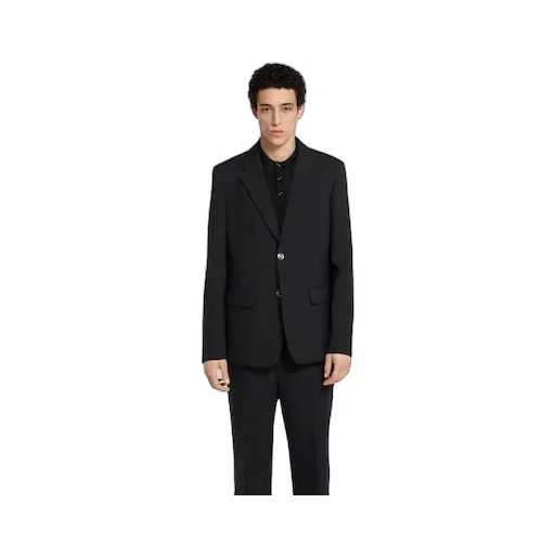 Single-Breasted Wool Jacket